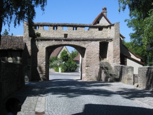 City gate in Iphofen, Germany