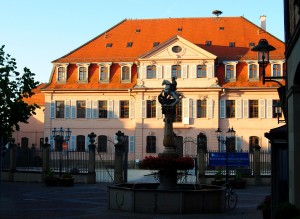 Bönnigheim's palace housed the Forestry Department in the 19th century.