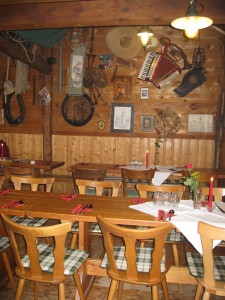 A refurbished chicken coop accomodates diners.