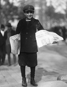 Newsboy, Library of Congress Prints & Photographs Division LC-H27- A-2202