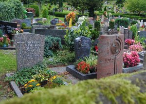 A six-year-old boy was buried alive in this cemetery in Murrhardt, Germany, 400 years ago. 