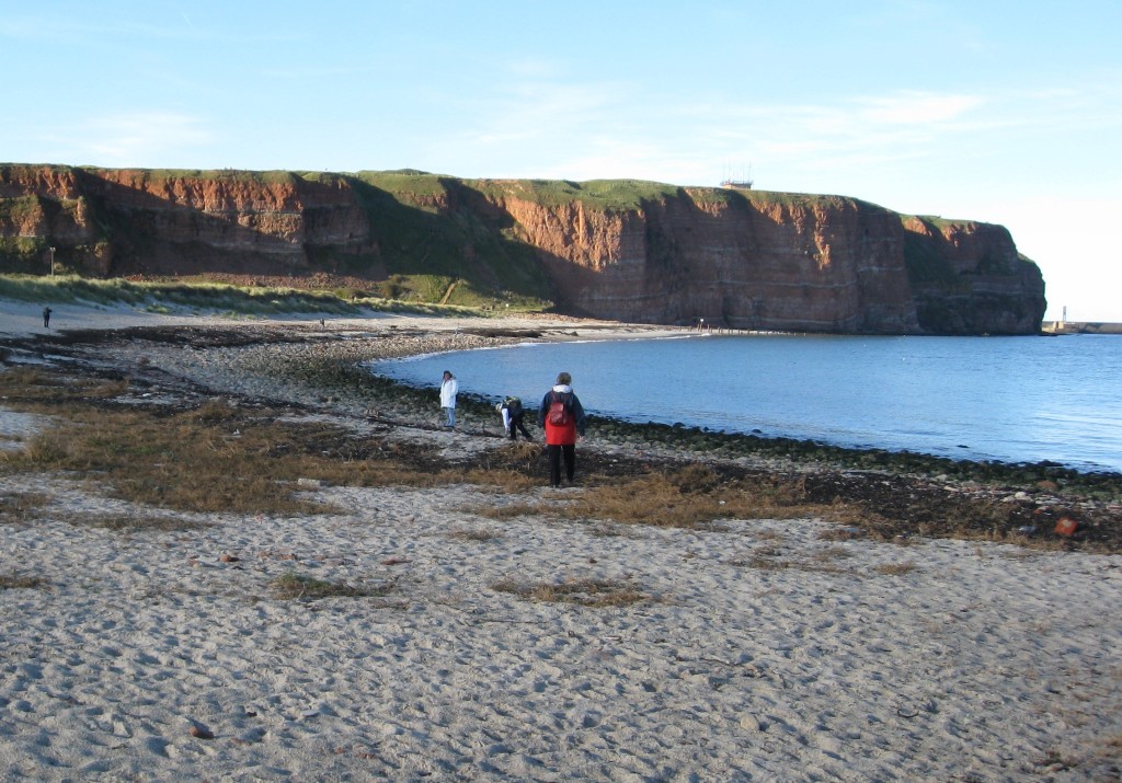 These are the rocks of Heligoland.