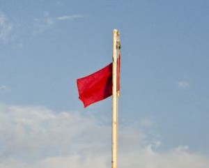 Red flags are also traditional pirate flags