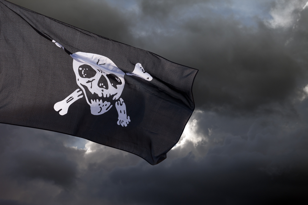 raise the jolly roger flag