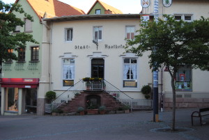 The world's first gas station: Wiesloch's Stadtapothe today.