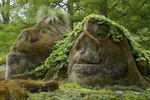 The trolls were turned to stone in The Hobbit. 