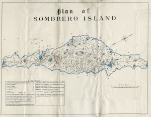Map of Sombrero Island