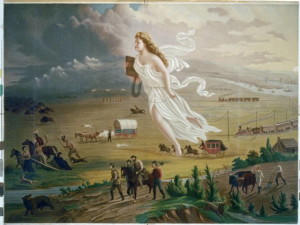 Jane McManus Storms might have coined the phrase Manifest Destiny