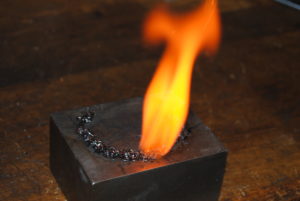 Modern, smokeless powder with a cleaner flame. 