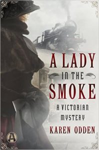 A Lady in the Smoke, book cover.