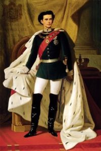 King Ludwig II's coronation portrait