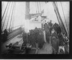 Native Americans on the voyage to London.