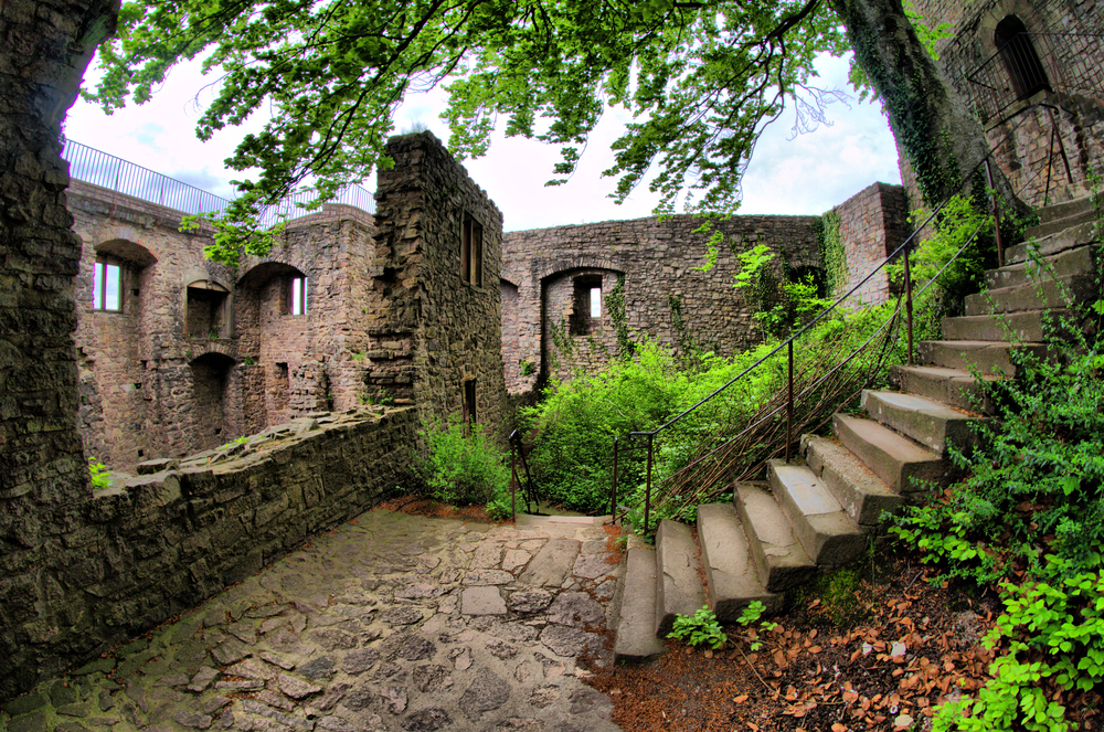 Hohenbaden castle grounds