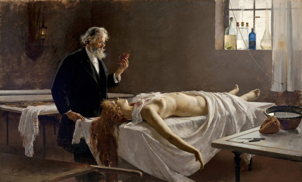 A 19th-century autopsy