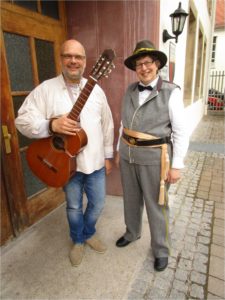 Crime Scene Tours with a Traditional Minstrel