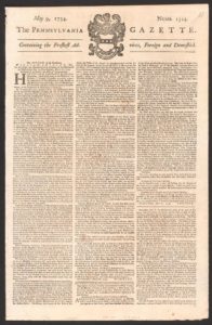 Pennsylvania Gazette, Benjamin Franklin's newspaper