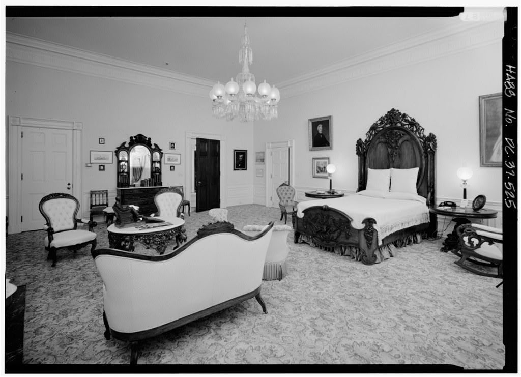 The Lincoln bedroom. 