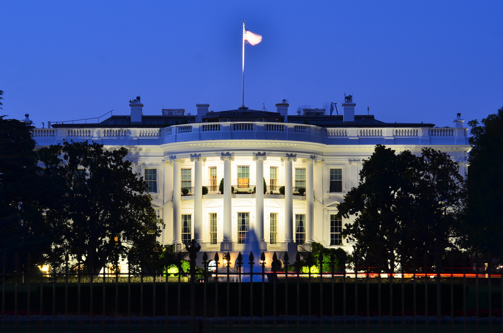 The White House at night - Washington DC, United States. There are plenty of White House ghost stories.