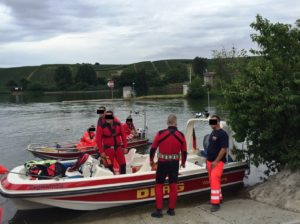 If you encounter difficulties on Lauffen's waters, the Regiswindis rescue boat just might pick you up. It's operated by the DLRG, Germany's water rescue organization, in Lauffen.