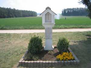 Hinterkeifeck memorial. 