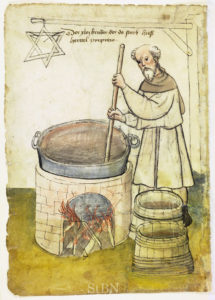 The oldest depiction of a brewer's star dates back to the 15th century.