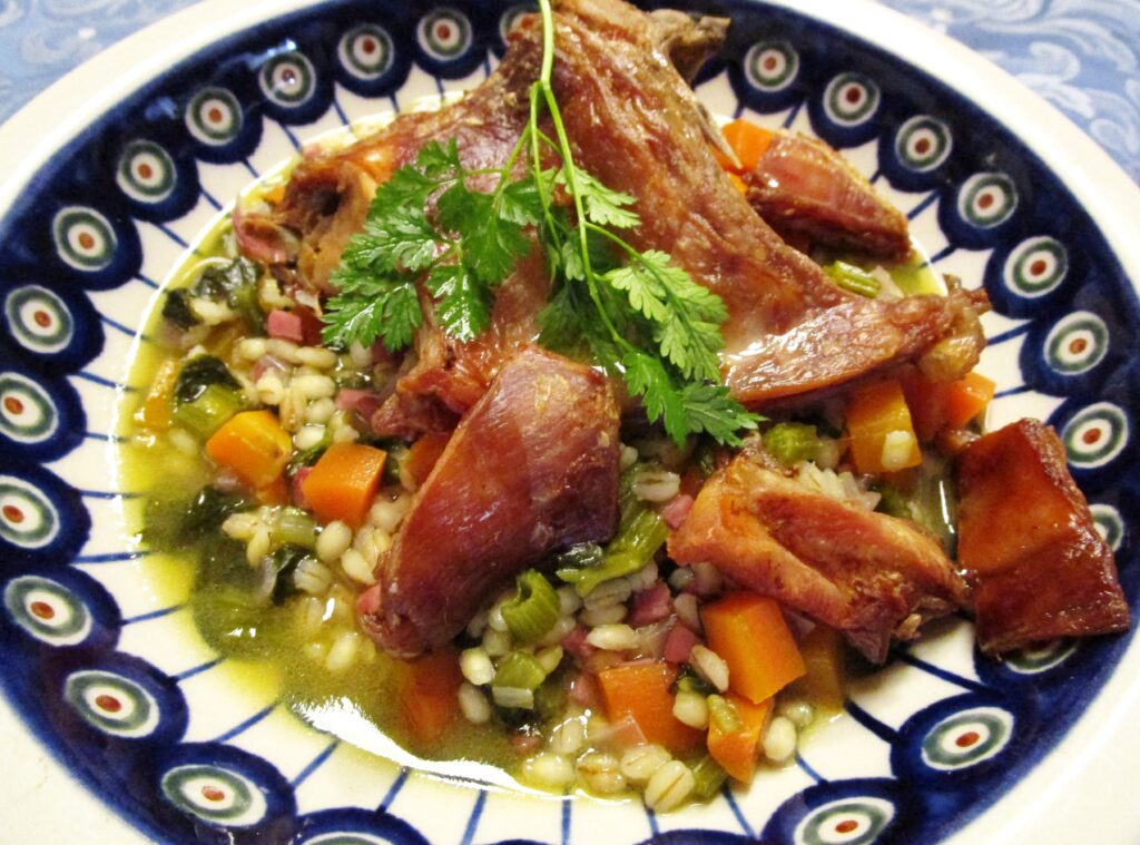 Medieval food from the Ménagier collection.